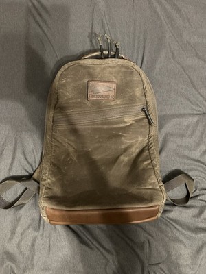 GORUCK Double Compartment 18L Bullet Waxed Canvas Bag Dark Oak