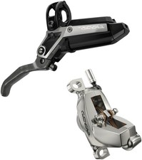 SRAM Code Ultimate Stealth Disc Brake  Lever - Carbon, Titanium, 4-Piston,