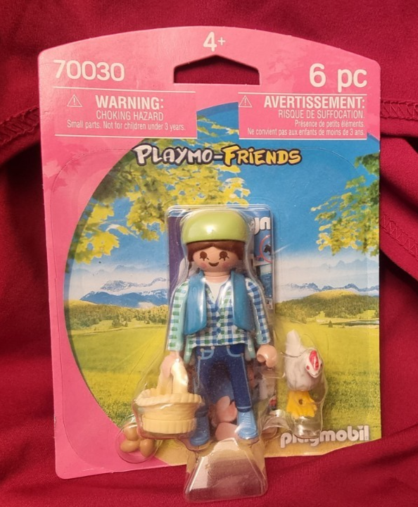 PLAYMOBIL 70030 FARMER CHICKEN AND EGGS NEW SEALED