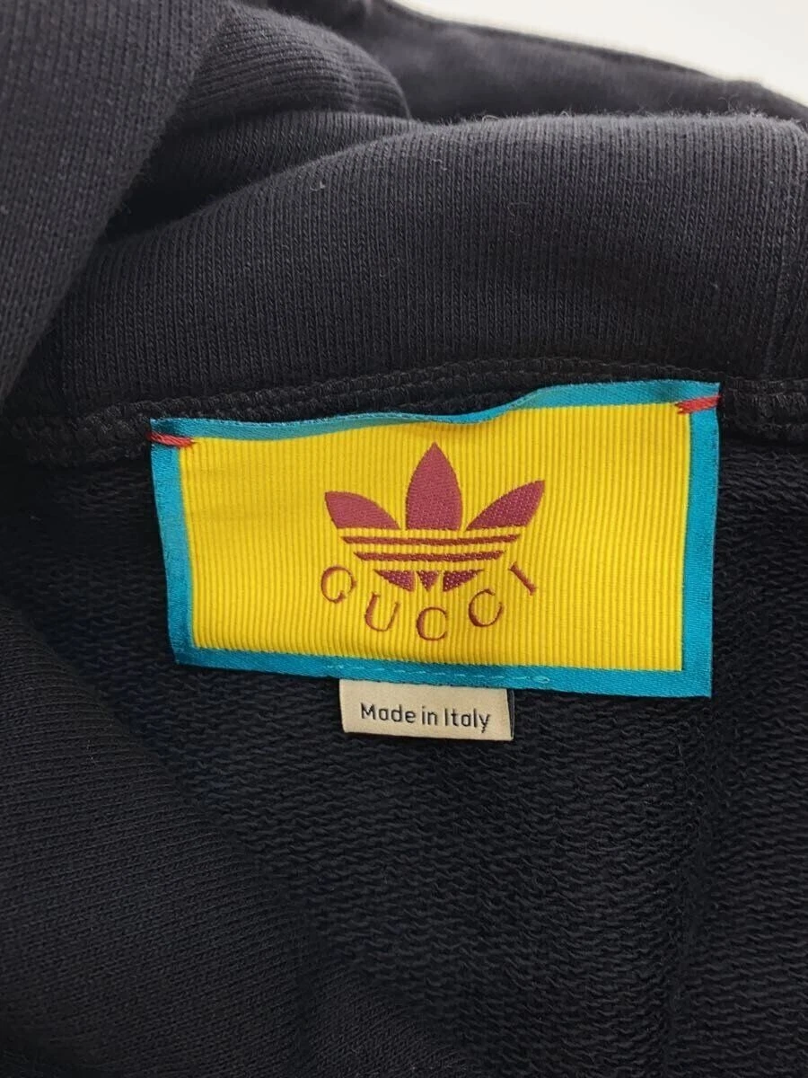 GUCCI Felpa con Cappuccio SS Cotone Nero 692107 XJEKP Usata