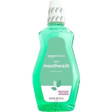 Mint Fresh Breath Mouthwash Refreshing Flavor 33.8 Fluid Ounces