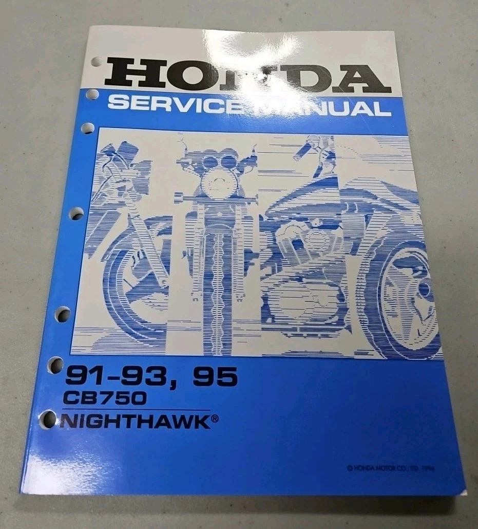 Nighthawk 750 CB750 Motorcycle Repair Manuals & Literature for
