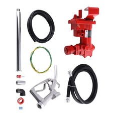New Fuel Transfer Pump 15GPM DC Gasoline with Nozzle Kit for Gas Diesel Kerosene