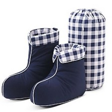 Stivaletti piumino bianco My Down Borrow taglia L/XL 12" x 11,6"