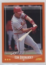 1988 Score Rookies & Traded Factory Set Tom Brunansky #5T 0a2