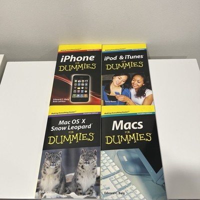 iPhone - iPod & iTunes - Macs - Mac OS for Dummies Book Portable Edition Bundle