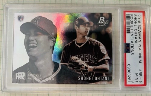 2018 Bowman Platinum Rookie Revelations Shohei Ohtani RC #RR-9 PSA 9 Rookie