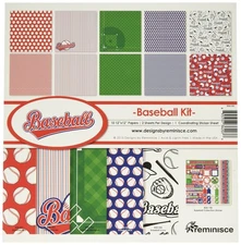 Baseball Collection Kit, Multicolor, 12" by 12", (BSB-200)