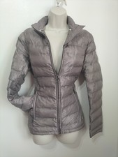 Barbour Taupe Padded Coat Jacket 10 Summer Tartan Lightweight 