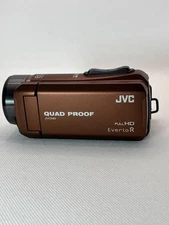 JVC Everio R GZ-R400 LightBrown Camcorder Video Camera Full HD 40x Zoom Exc