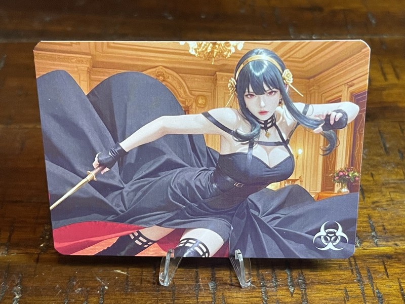 🔥 Yor Forger (Spy x Family) Toxic Waifu Custom Spicy/Lewd Trading Card