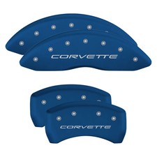 For Chevy Corvette 05-13 Caliper Covers Gloss Blue Caliper Covers W Corvette C6