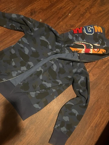 A BATHING APE (BAPE) Felpa blu Navi Bape