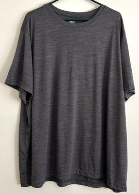 NEW Athletic Works 3X Big Men's Active Crewneck Short Sleeve T-Shirt Poly Tee