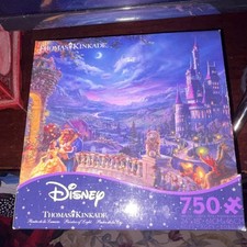 Disney Beauty and the Beast Thomas Kinkade 750 Piece Jigsaw Puzzle