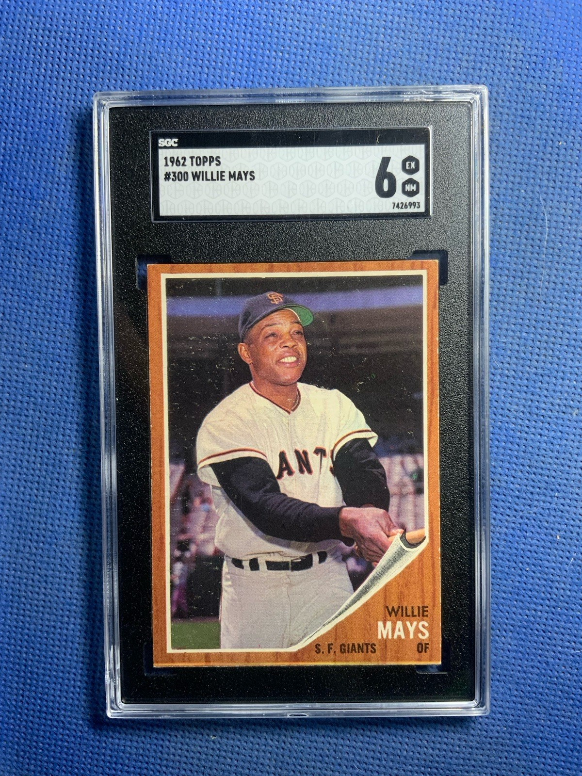 1962 Topps Willie Mays #300 SGC 6 HOF