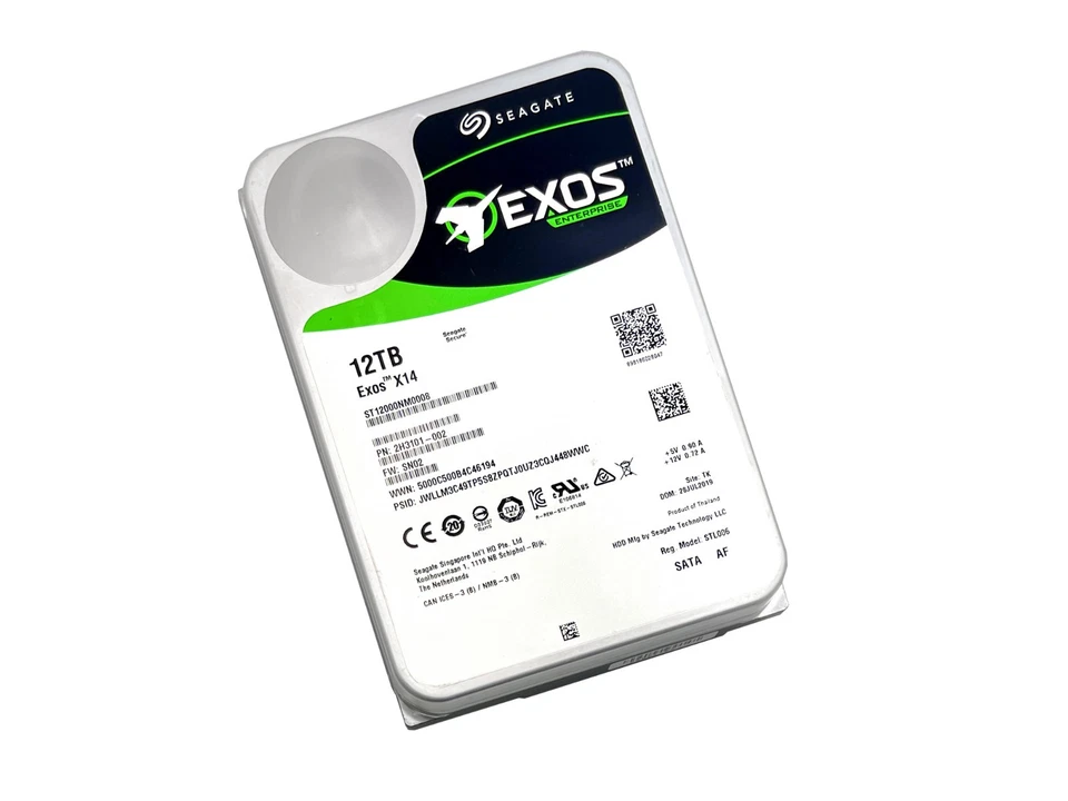 Seagate 12TB ST12000NM0008 7200 RPM SATA 6Gb/s 256MB 3.5 Enterprise Festplatte