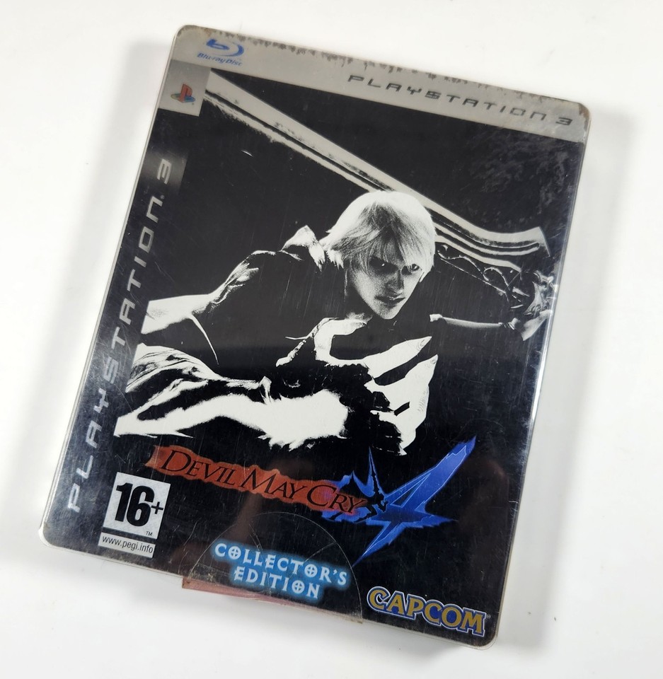 Jeu Devil May Cry 4 Sur PS3 - Édition Steelbook Complète, Très Bon état