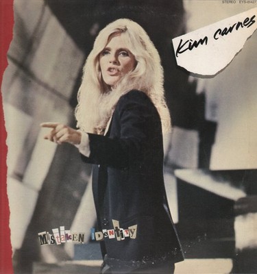 Kim Carnes Mistaken Identity LP vinyl Japan Emi America 1981 with insert