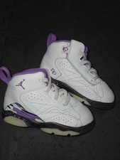 Nike Jordan JUMPMAN MVP TD Toddler Size 8 C Summit White Black Raspberry