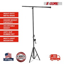 5Core DJ Light Stand Stage Lighting Truss Hand Crank Up Adjustable 65.5 to 111"