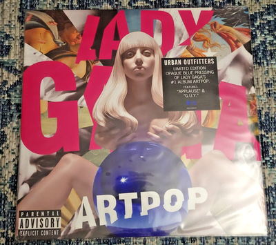 Lady Gaga ARTPOP Urban Outfitters Opaque Blue Vinyl LP SEALED | eBay