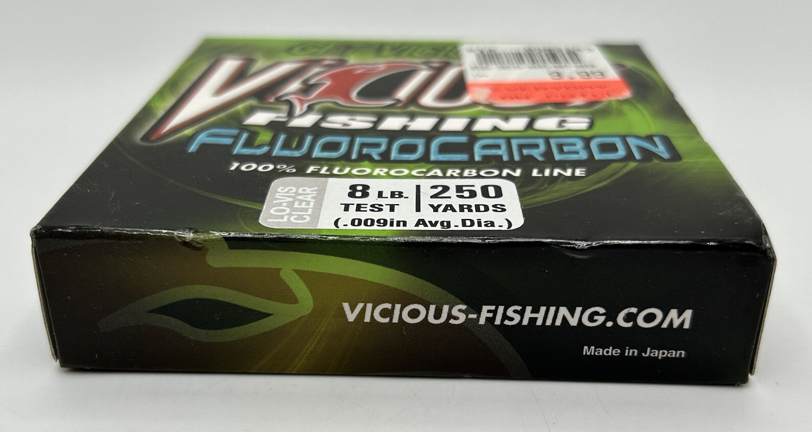 Vicious PFLO8 Fluorocarbon 8 Lb. Fishing Line 250 Yards .009" Dia. Clear eBay