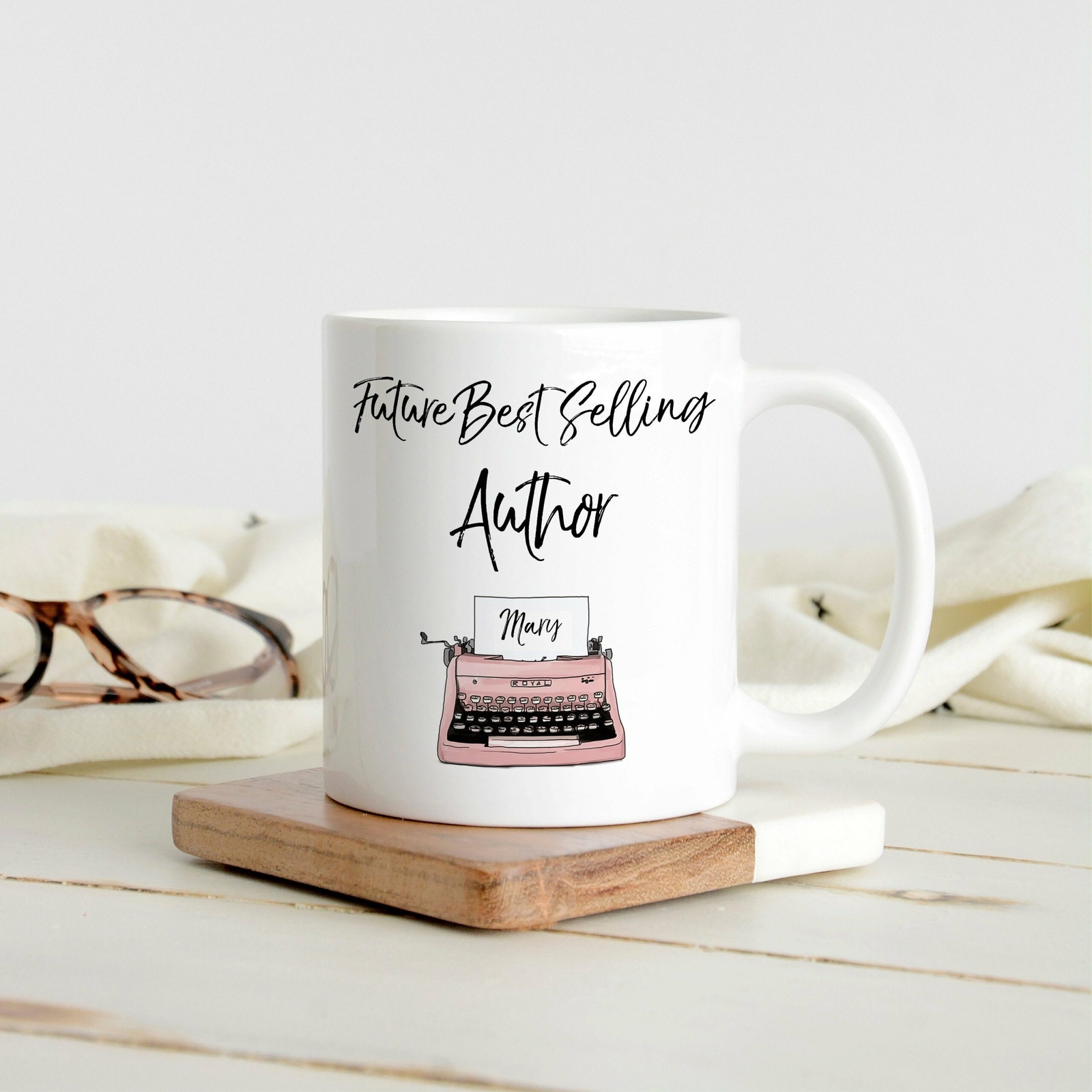 Author Mug Future Best Selling Author Mug Custom Custom Name Mug Custom Name