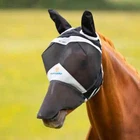 Shires FlyGuard Pro Fine Mesh Fly Mask with Ears & Nose, UV Protect, 3 Colours