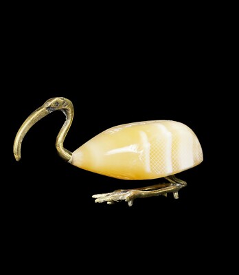 Unique Egyptian Bird IBIS god of knowledge (THOTH) made of Alabaster stone