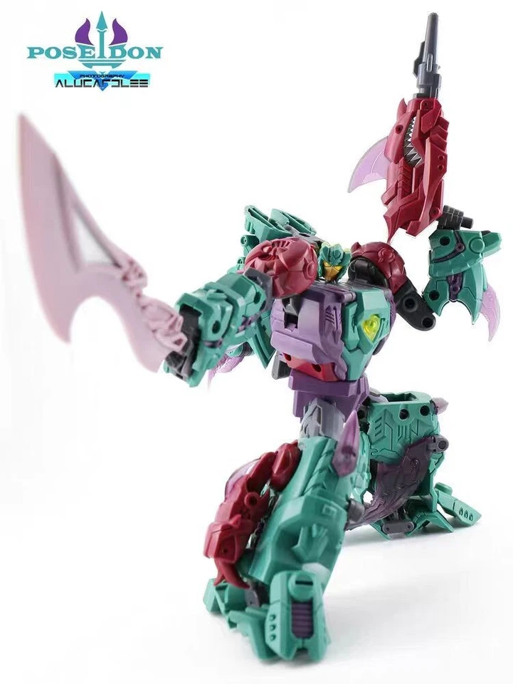 TFC Toys Poseidon P-02 P02 Overbite Cyberjaw Piranacon ActionFigure New in Stock - Image 2 of 4
