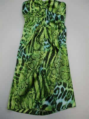 JUMP APPAREL #DR783 Women's Size 5/6 Strapless Fitted Green Snake Print Dress | eBay JUMP APPAREL #DR783 Women's Size 5/6 Strapless Fitted Green Snake Print Dress | eBay