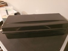ALPHA FELLOWS CASSETTE TAPE STORAGE CASE BOX HOLDS 15 TAPES MODEL 83200