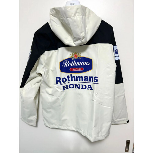 Rothmans x honda HRC MotoGP NSR jacket Size L White Black [Mint