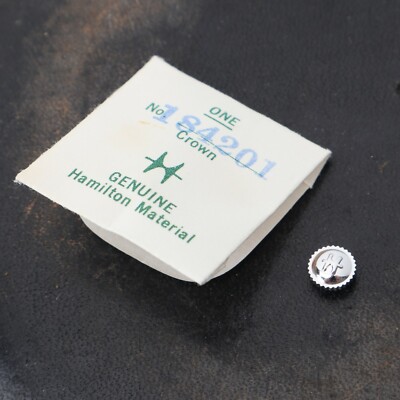 NOS Hamilton Watch Crown Part #184201 New Old Stock Genuine Watchmakers (C1D5)