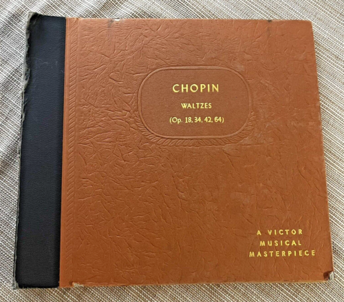 Valse op. 18, 34, 42, 64 disques vinyles vintage Chopin Volume 1 couverture rigide - Photo 1/8