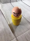 Vintage Fisher-Price Little People 1974 Jumbo Chunky Yellow Boy Man Figure Toy