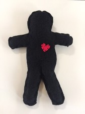 UNA Muñeca Vudú Auténtica Negra Hecha a Mano Bruja Pagana Poppets Bruja Hoodoo