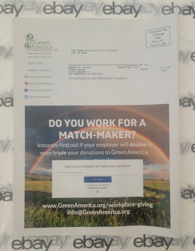 GREEN AMERICAN Magazine Summer 2024 w/mailing label. - Picture 2 of 2