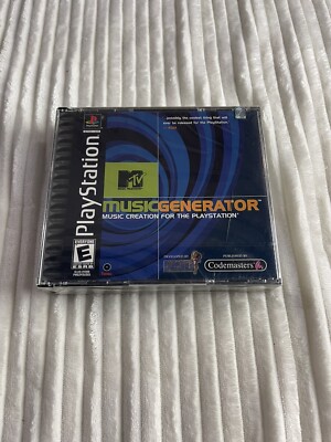 MTV Music Generator PS1 Sony PlayStation 1 1999 NEW SEALED
