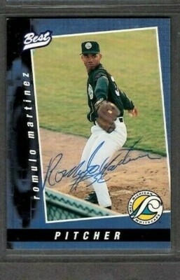 1997 Best #17 Romulo Martinez West Michigan Whitecaps Signed Autograph (E59)