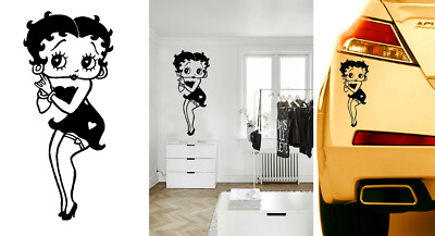 Sticker Vinyl Betty Boop v2b High Quality XL