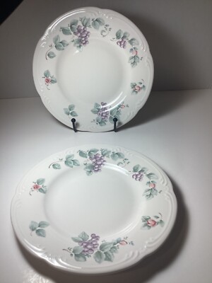 Pfaltzgraff Grapevine Pattern 1/4” Salad Plate Vintage (Set of
