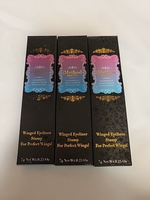 iMethod Beauty Wing  Eyeliner Stamp. 3pk.2 Pens Per Box Left & Right Dual Ended.