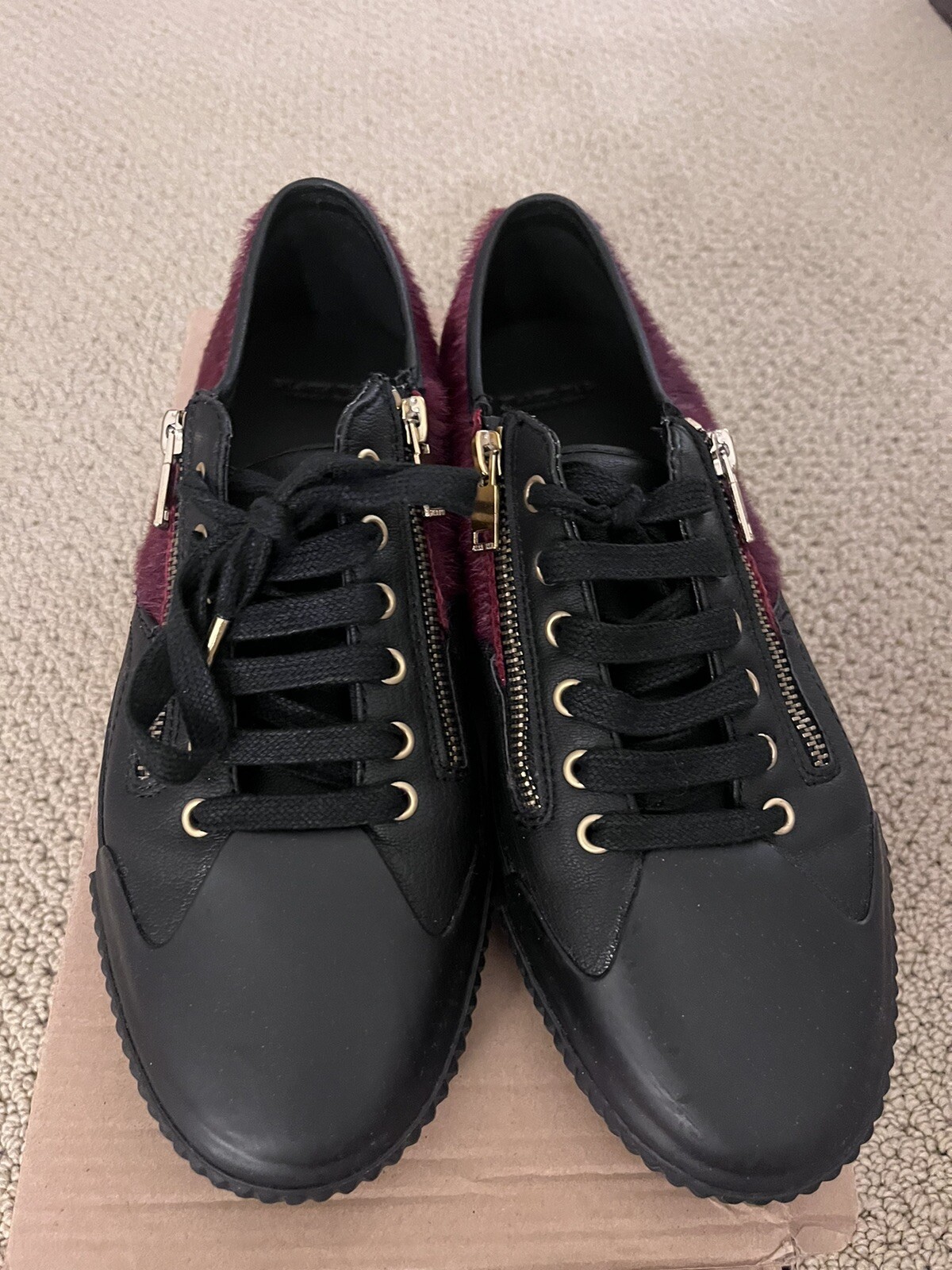 Scarpe sneakers Zara uomo nere taglia Eu 41 US 8 pony uniche nuove