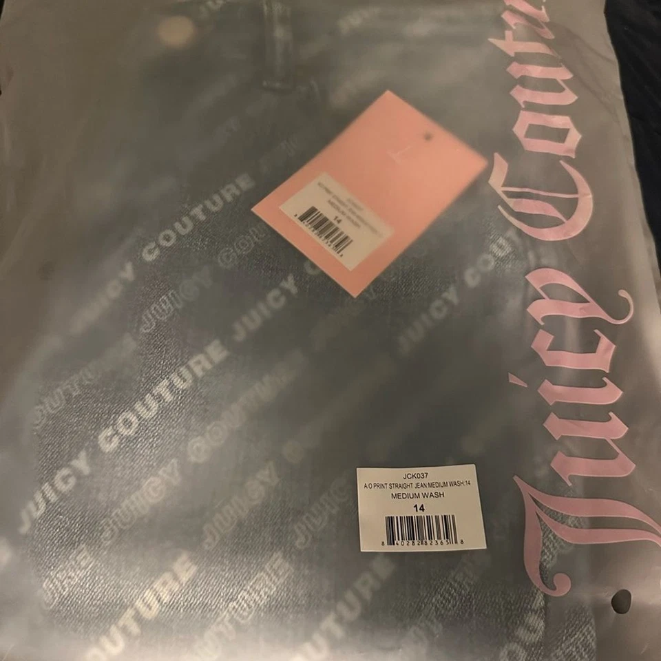 Juicy Couture Kids All Over Print - Straight Leg Jeans - Image 4 of 4