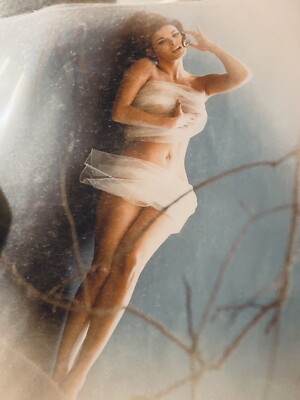 RAQUEL WELCH ACTRESS AND SEX-SYMBOL - 8X10 PUBLICITY PHOTO Wrapped In Chiffon