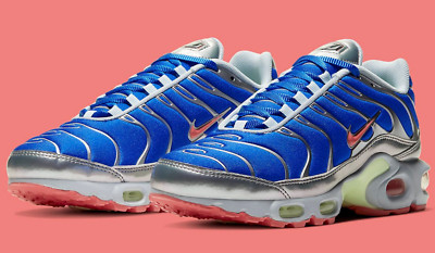 blue nike air max plus womens