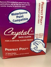 Crystal Tack Cloths Perfect Poly, Waterborne ...