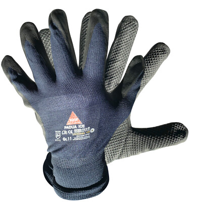 Hase 508660 Padua ice Montagehandschuh Nylon Nitrilschaum mit Grip 10 Paar Gr 10